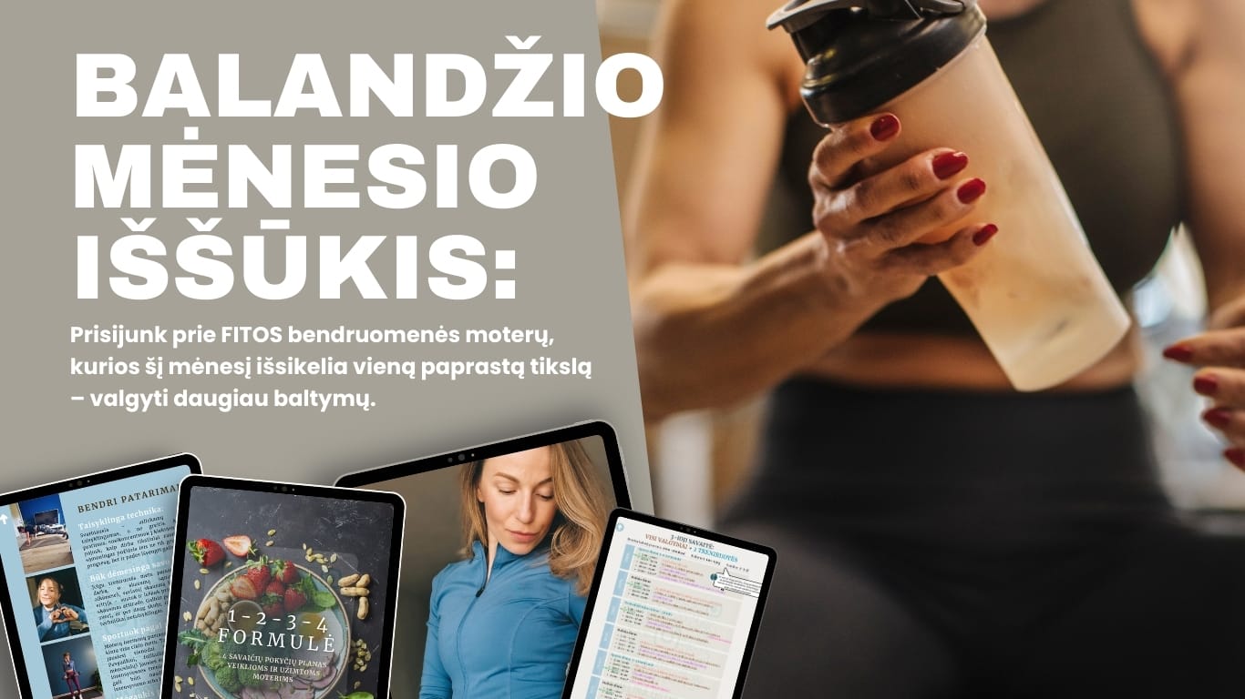 BALANDZIO ISSUKIS baltymai
